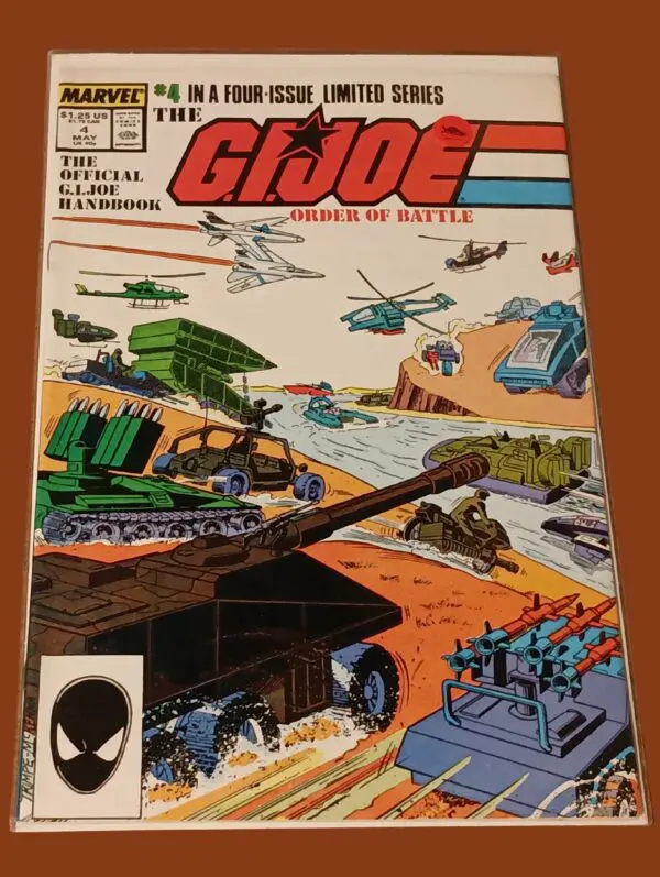 G.I. Joe: Order of Battle #4 Marvel Comics – Vehicles, Weapons & Tech Profiles