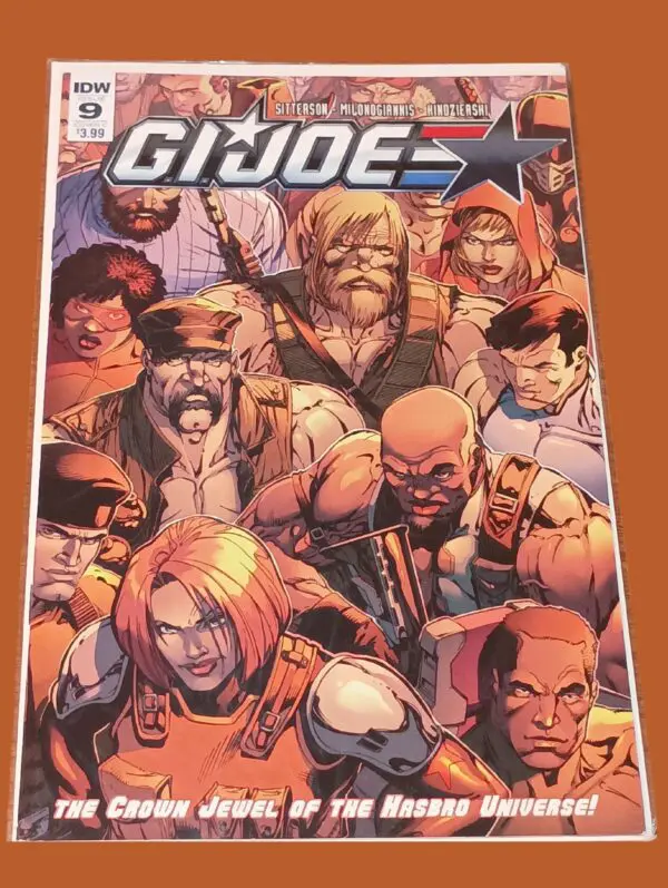 G.I. Joe #9 (2017) Cover C – Milonogiannis Variant – Final Issue IDW Publishing