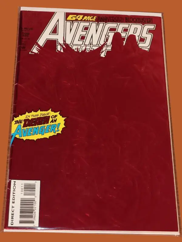 Avengers West Coast #100 (1993) – Marvel 64-Page Anniversary Special – Foil Embossed Cover!