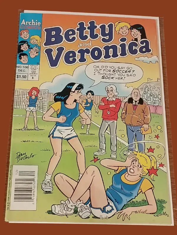 Betty and Veronica #106 – Archie Comics – Classic Comedy Soccer Story