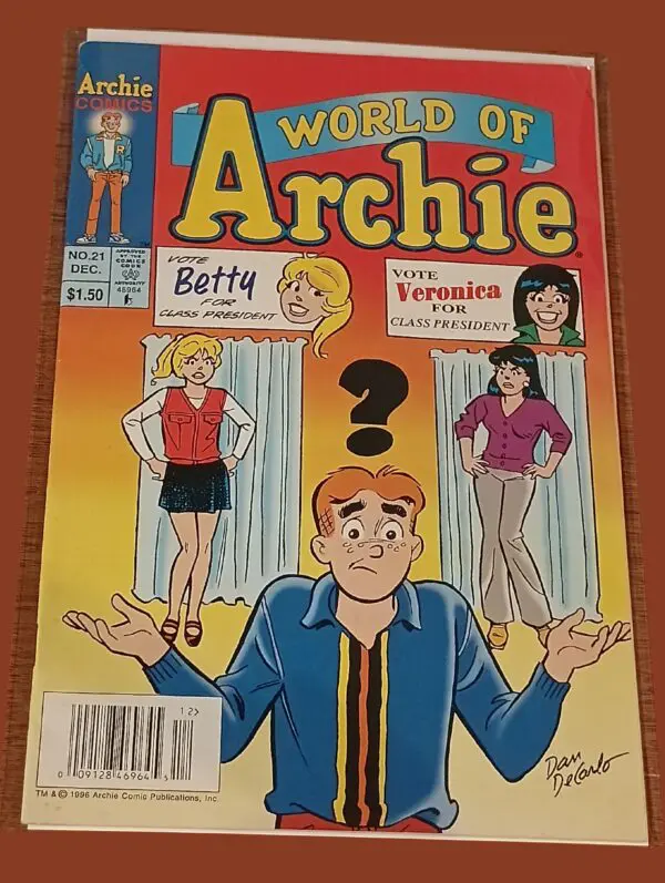 World of Archie #21 | December 1996 | Betty vs. Veronica Class President Election
