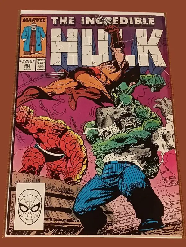 The Incredible Hulk #359 (1989) – Hulk vs Wolverine & Thing!