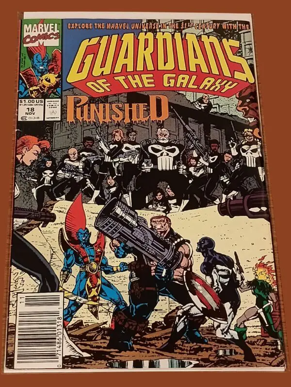 Guardians of the Galaxy #18 (1991) — The Punisher Legacy in the 31st Century!