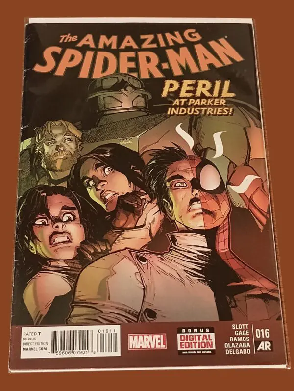 The Amazing Spider-Man #16 (Vol. 4, 2016) – Peril at Parker Industries!