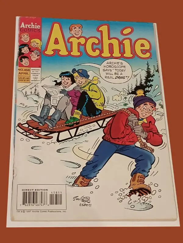 Archie #458 (1997) – Winter Hijinks & Classic Laughs in Riverdale