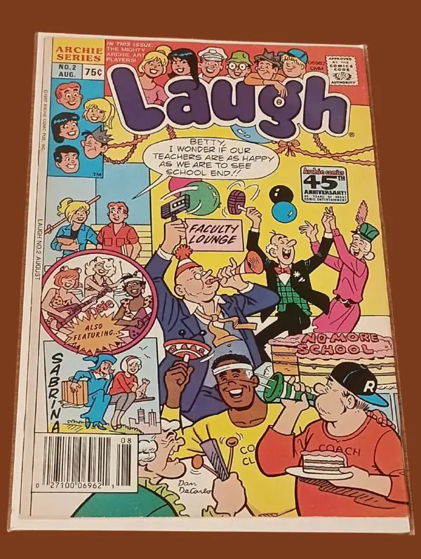 Laugh #2 (August, Archie Comics) – Dan DeCarlo Cover, 45th Anniversary Special!