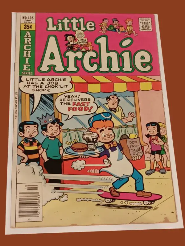 Little Archie #135 (January 1979) – Fast Food Mayhem at the Chok’lit Shoppe!