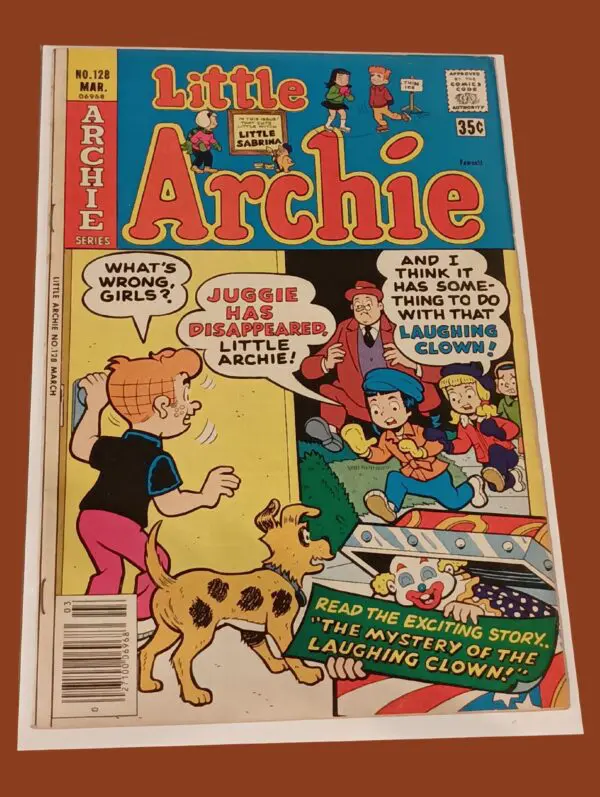 Little Archie #128 (March 1978) – “The Mystery of the Laughing Clown”