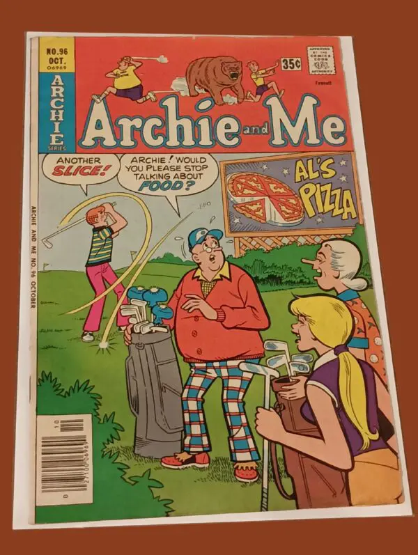 Archie and Me #96 (October 1977) – Golf Gags and Pizza Cravings!