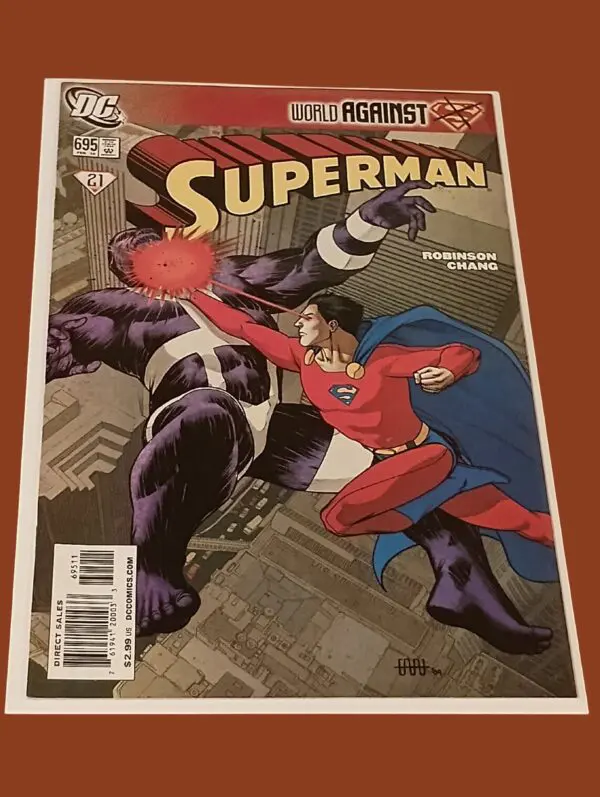 Superman #695 (2010) – World Against Superman Continues with Mon-El!