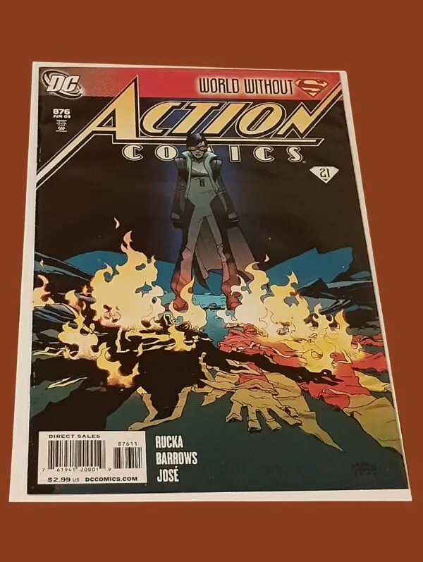 Action Comics #876 (2009) – World Without Superman: Nightwing & Flamebird Rise