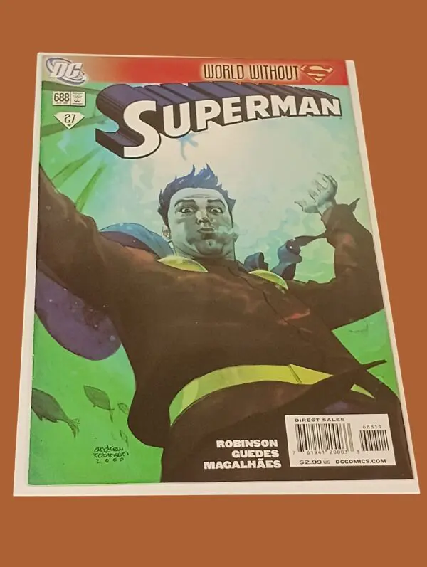 Superman #688 (2009) – World Without Superman: Mon-El in Deep Water