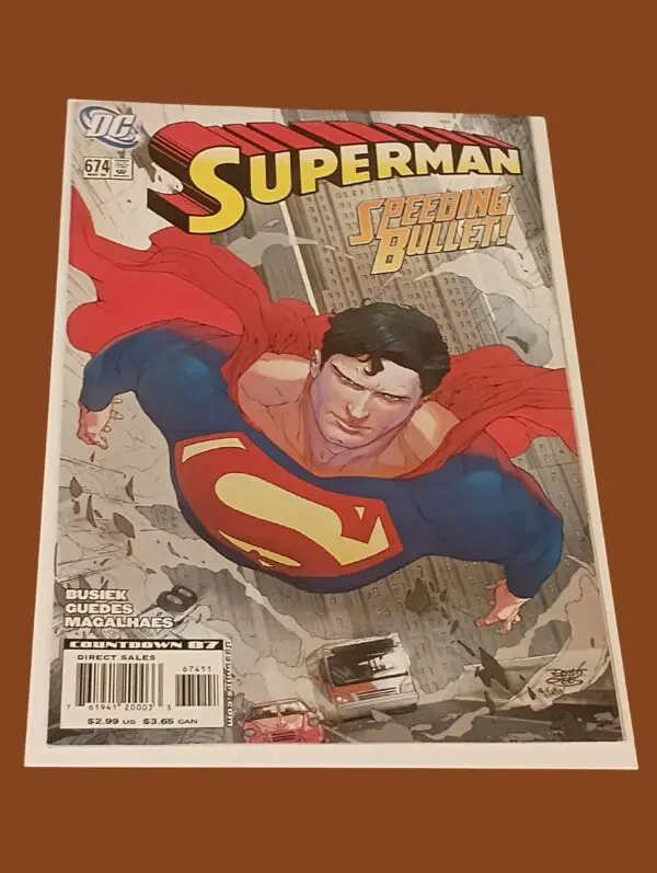 Superman #674 (2008) – “Speeding Bullet!” by Kurt Busiek & Renato Guedes