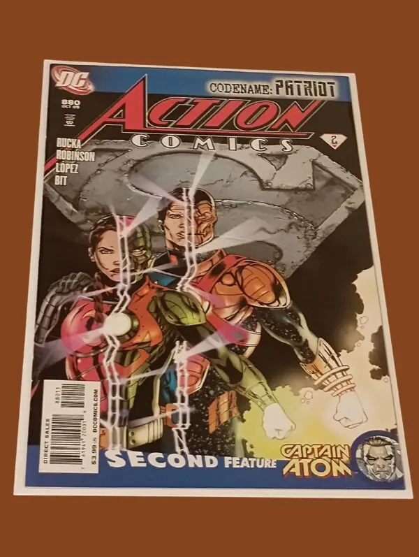 Action Comics #880 (2009) – Codename: Patriot Part 2 + Captain Atom Second Feature