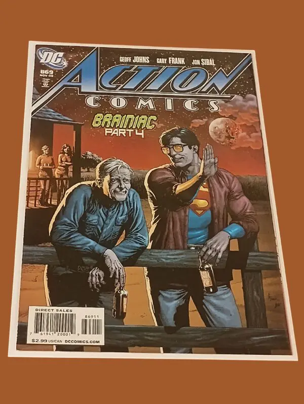 Action Comics #869 (2008) – Brainiac Part 4 | Superman & Jonathan Kent Heartfelt Moment