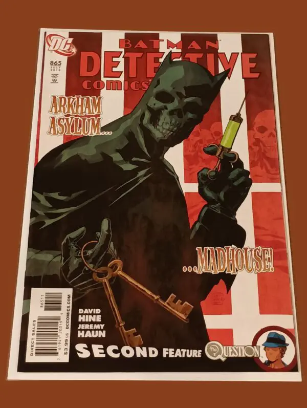 Detective Comics #865 (2010) – Arkham Asylum: Madhouse! + The Question Backup