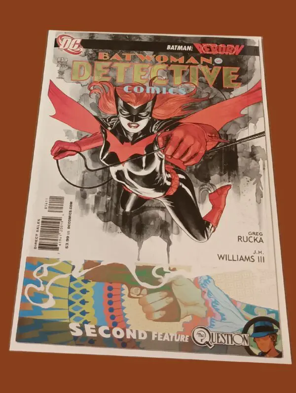 Detective Comics #854 (2009) – Batwoman Debuts as Lead | Rucka & J.H. Williams III | First in “Elegy” Arc