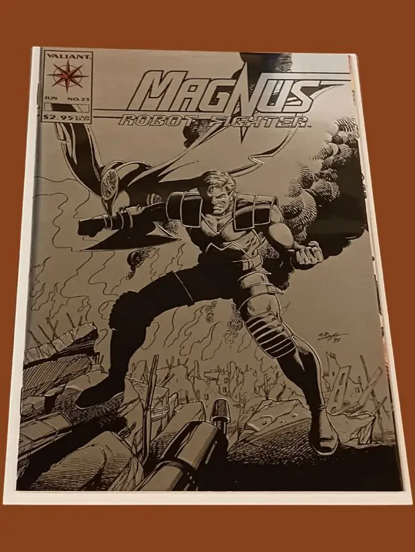 Magnus Robot Fighter #25 (Valiant, June) – Classic Sci-Fi Action Comic