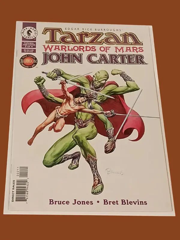 Tarzan/John Carter: Warlords of Mars #2 (Dark Horse Comics) – Bruce Jones & Bret Blevins