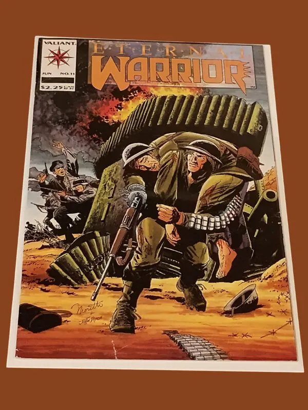 Eternal Warrior #11 (1994) – Valiant Comics – War-Themed Cover