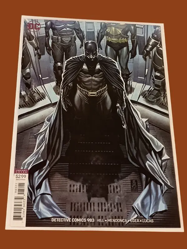 Detective Comics #983 (Variant Cover) – DC Comics | Batman in the Hall of Batsuits