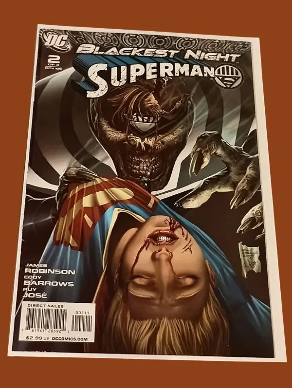 Blackest Night: Superman #2 (of 3) – DC Comics (2009) | Supergirl vs. the Dead | Tie-in to DC’s Epic Event