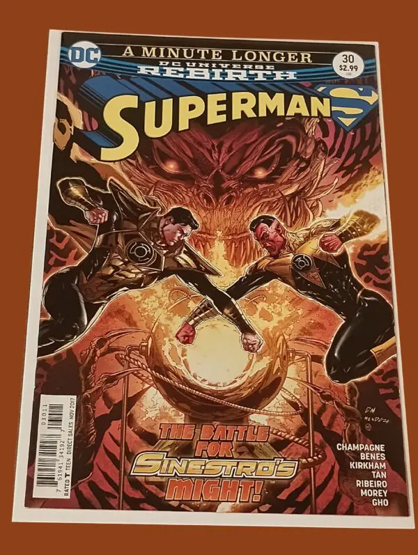 Superman #30 – DC Rebirth (2017) | The Battle for Sinestro’s Might! | Yellow Lantern Showdown