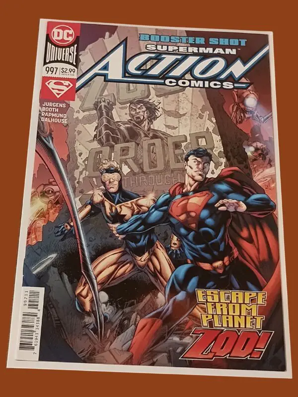 Action Comics #997 – Superman & Booster Gold Escape Planet Zod!