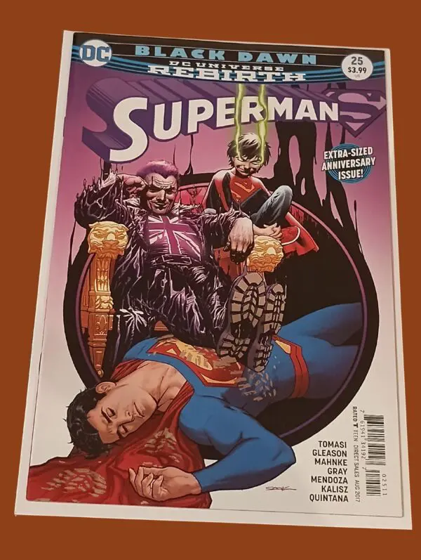 Superman #25 – DC Universe Rebirth | Black Dawn Finale | Extra-Sized Anniversary Issue