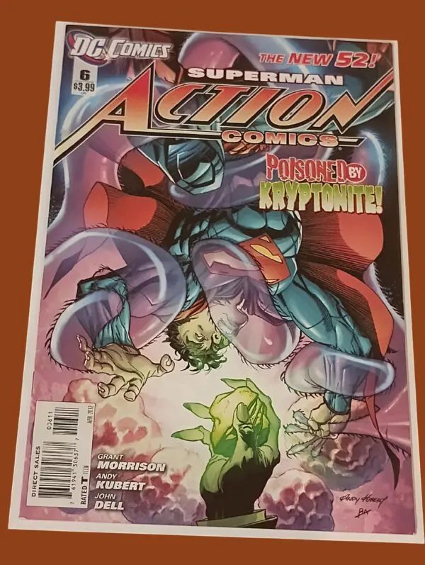 Action Comics #6 – The New 52! | Poisoned by Kryptonite! | DC Comics (2012)