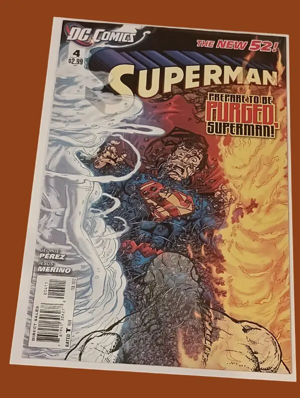 Superman #4 – The New 52 (2012) | “Prepare to Be Purged, Superman!” | DC Comic