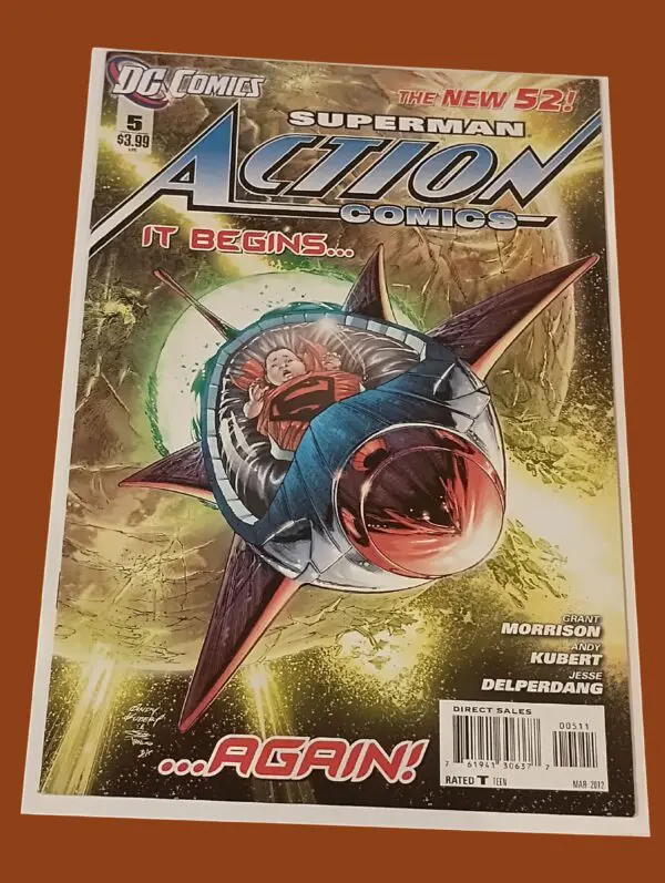 Action Comics #5 – The New 52 (2012) | “It Begins… Again!” | The Origin of Superman Retold