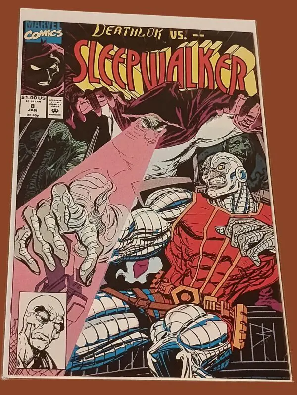 Sleepwalker #8 (1991) – Deathlok vs. Sleepwalker Marvel Comics Showdown!
