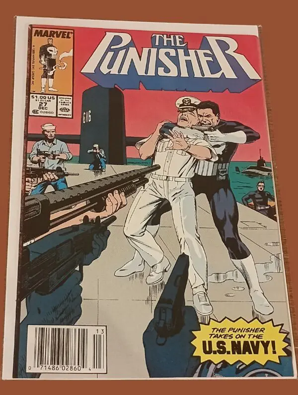 The Punisher #27 (1989) – Frank Castle vs. the U.S. Navy! Marvel Comics