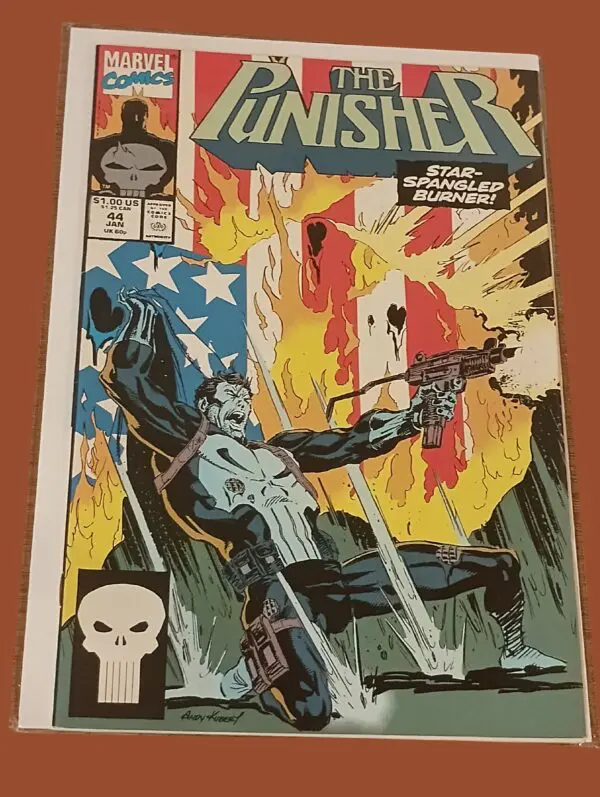 The Punisher #40 – “Star-Spangled Burner!” (1990, Marvel Comics)