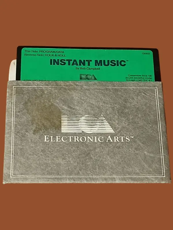 Instant Music – Commodore 64 & 128 – Electronic Arts – 5.25" Floppy Disk