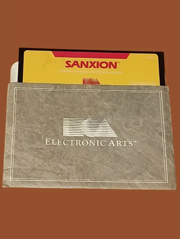 Sanxion – Electronic Arts – Commodore 64 & 128 – 5.25" Floppy Disk