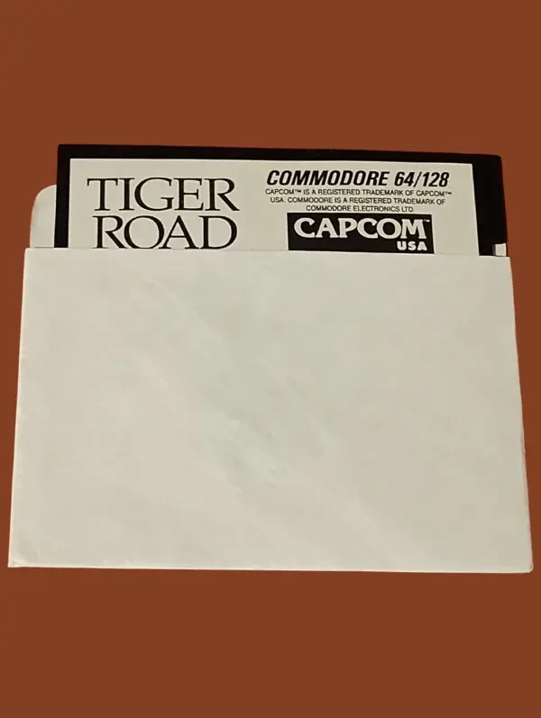 Tiger Road – Commodore 64/128 – 5.25" Floppy Disk – Capcom USA