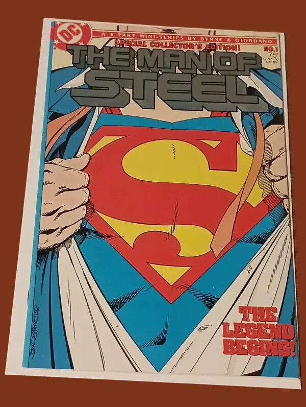 The Man of Steel #1 (1986) – John Byrne Mini-Series Debut – Superman’s Post-Crisis Origin