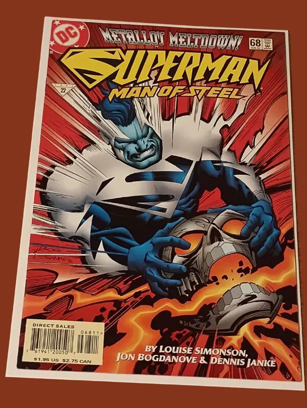 Superman: The Man of Steel #68 (1996) – Metallo’s Meltdown – Electric Blue Superman Era