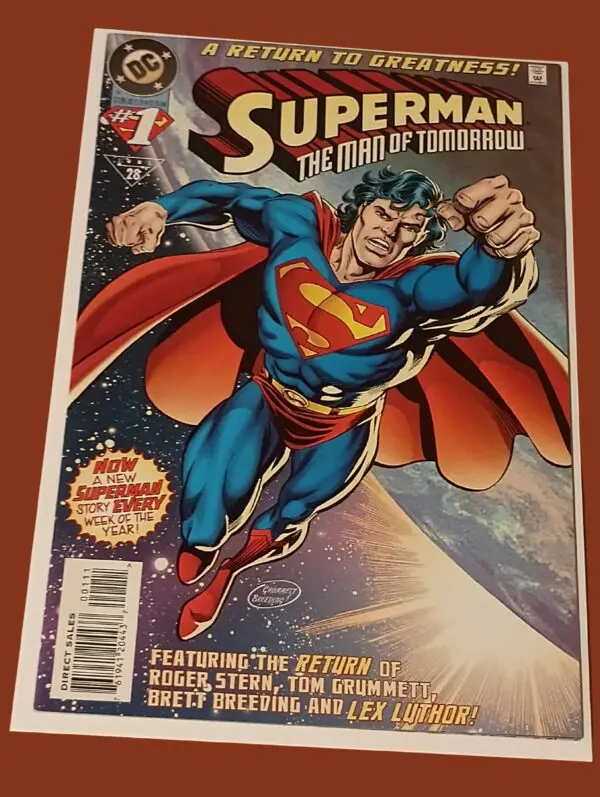 Superman: The Man of Tomorrow #1 (1995) – A Return to Greatness – Stern, Grummett & Breeding
