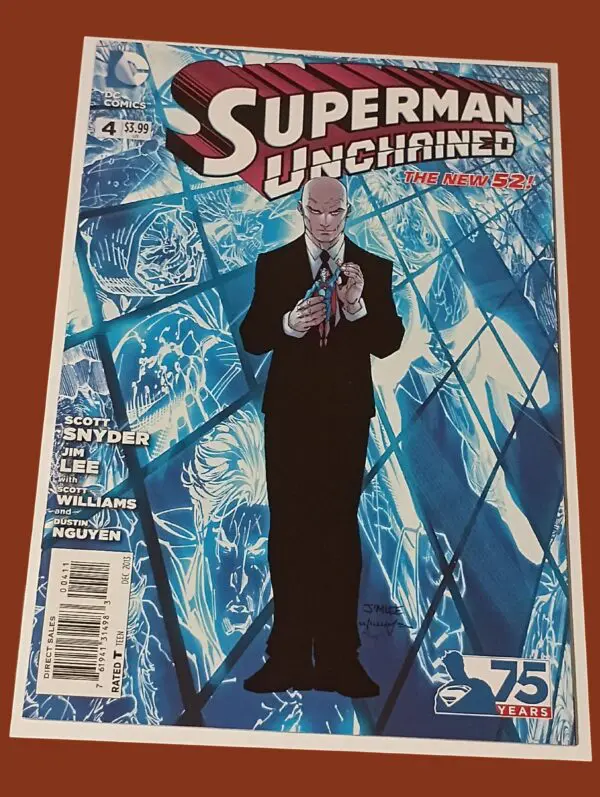 Superman Unchained #4 (2013) – New 52 – Lex Luthor Cover – Snyder & Lee