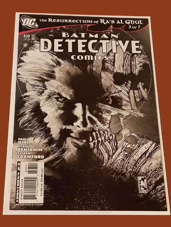 Detective Comics #838 – “The Resurrection of Ra’s al Ghul” Part 3 of 7 – DC Comics
