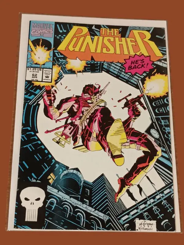 The Punisher #62 (Marvel Comics, 1992) – “He’s Back!” Explosive Action Issue
