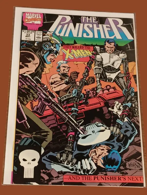 The Punisher #33 (Marvel Comics, 1990) – “They Killed the X-Men!”