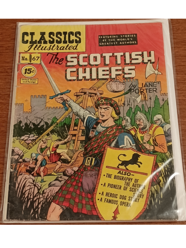 Relive the Epic Struggle for Freedom—Classics Illustrated #67: The Scottish Chiefs!