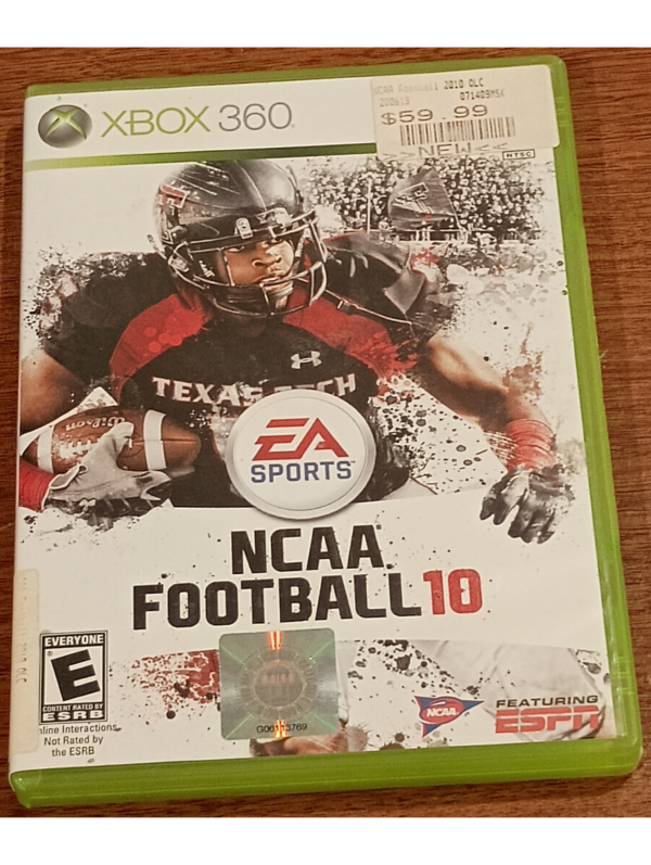 NCAA Football 10 for X-Box 360 – Own the Field, Live the Dream