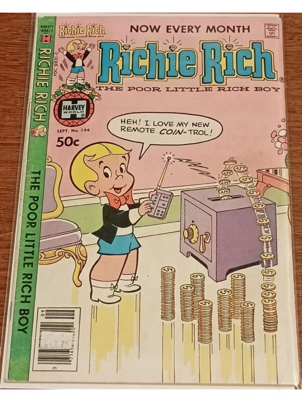 Richie Rich #194 – Embark on an Unforgettable Journey of Wealth, Wonder, and Whimsy