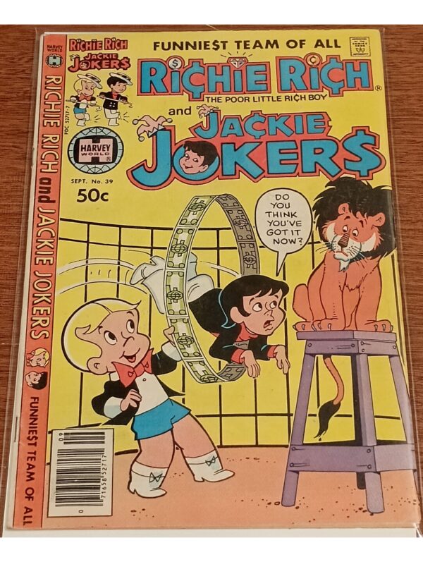 Richie Rich Jackie Jokers #39 – A Laugh-Packed Adventure