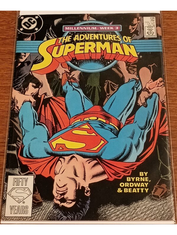 Adventures of Superman #436 – A Thrilling Chapter in the Man of Steel’s Legacy!